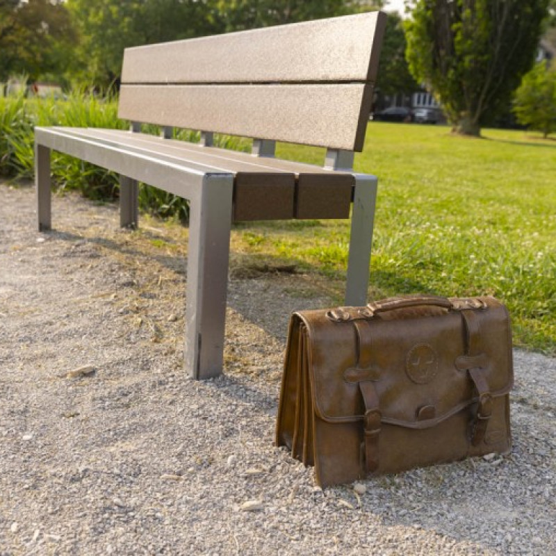 Churchill Park Suitcase Art Project in Hamilton Ontario